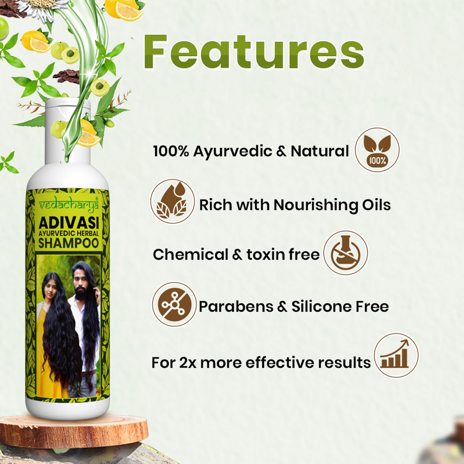 Adivasi Herbal Shampoo