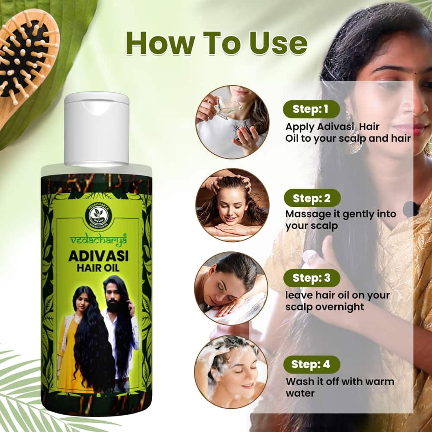 Adivasi Hair Oil - Buy 1 Get 3 Free