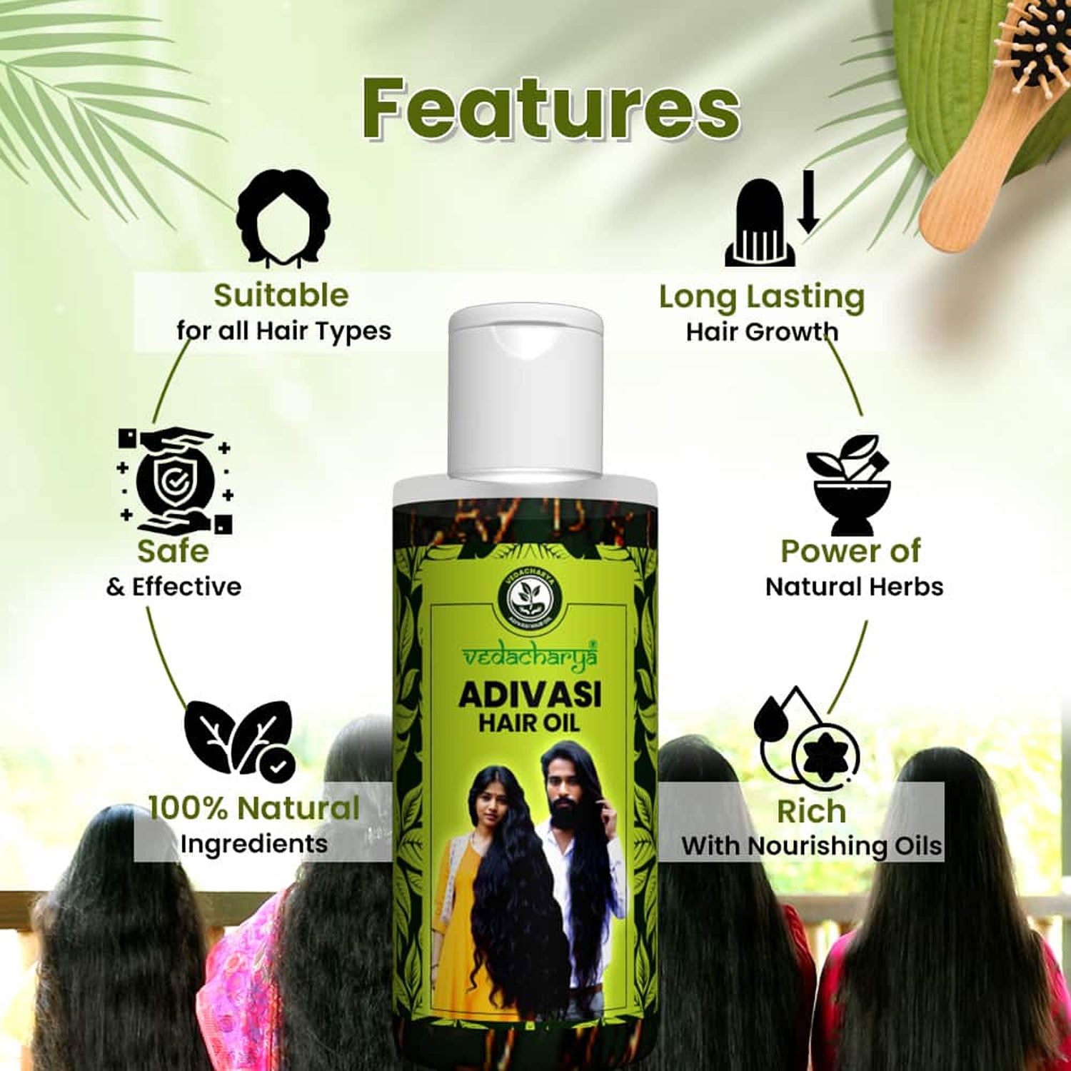 Adivasi Hair Oil - Buy 1 Get 3 Free
