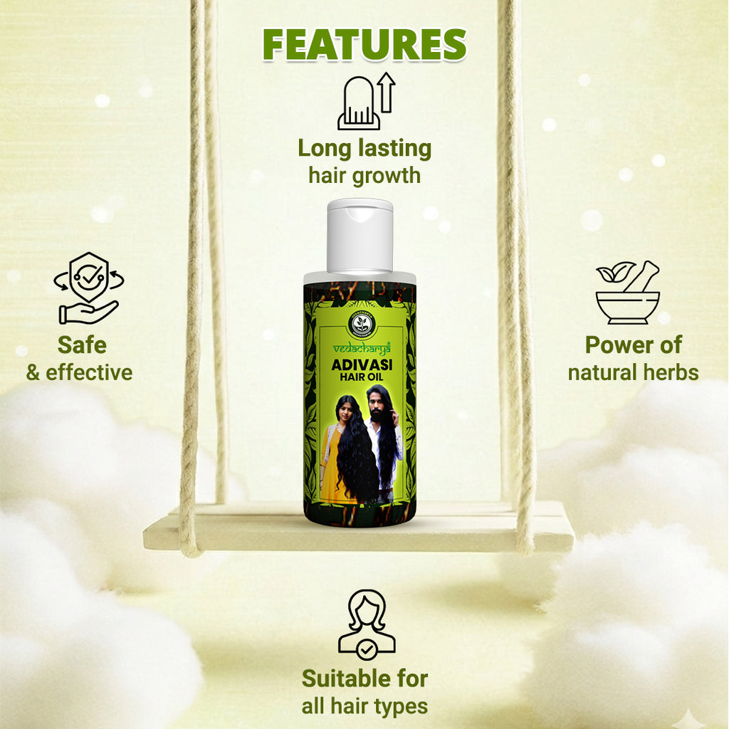 Adivasi Hair Oil - Buy 1 Get 3 Free