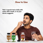 Ashwagandha, Triphala, Brahmi Tablet Combo