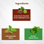Ashwagandha, Triphala, Brahmi Tablet Combo