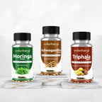 Ashwagandha, Triphala & Moringa Tablets Combo