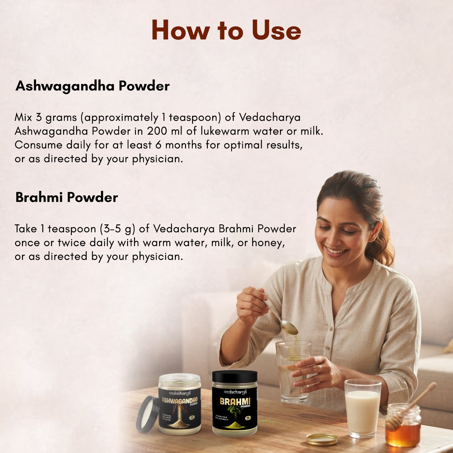 Ashwagandha & Brahmi Powder Combo
