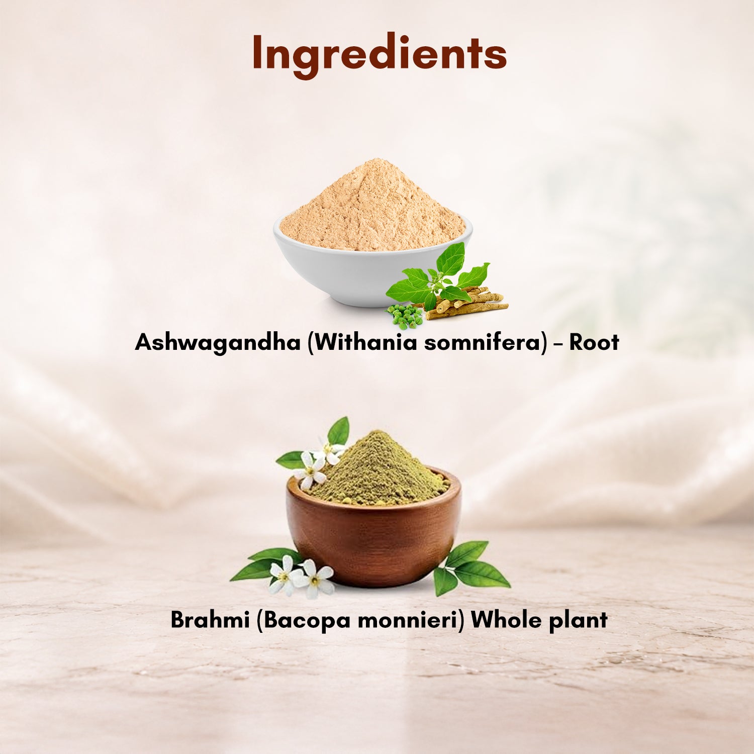 Ashwagandha & Brahmi Powder Combo