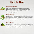 Ashwagandha, Moringa & Triphala Powder Combo