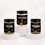 Ashwagandha, Triphala, Brahmi Powder Combo