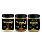 Ashwagandha, Triphala, Brahmi Powder Combo