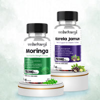 Karela Jamun, Moringa Capsules Combo