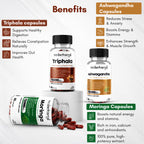 Ashwagandha,Triphala & Moringa Capsules Combo