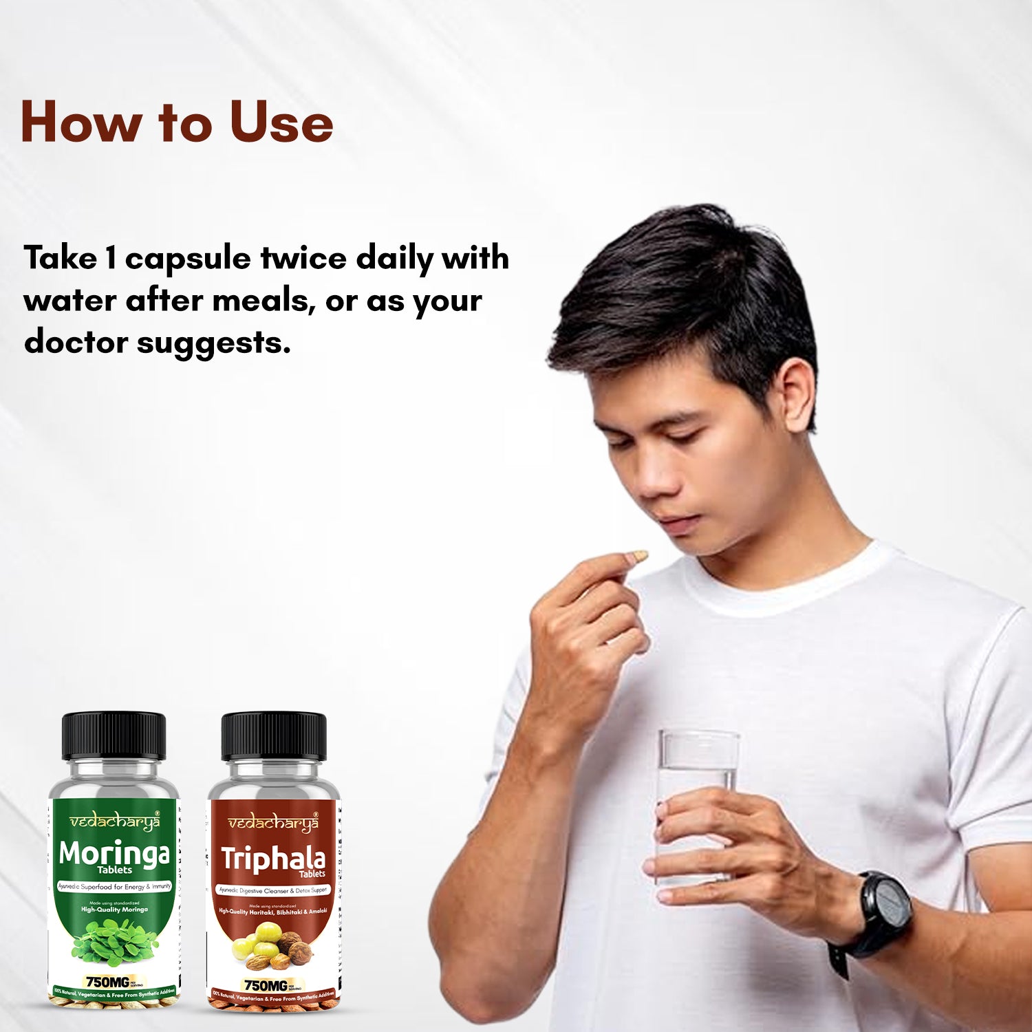 Moringa and Triphala Tablets Combo