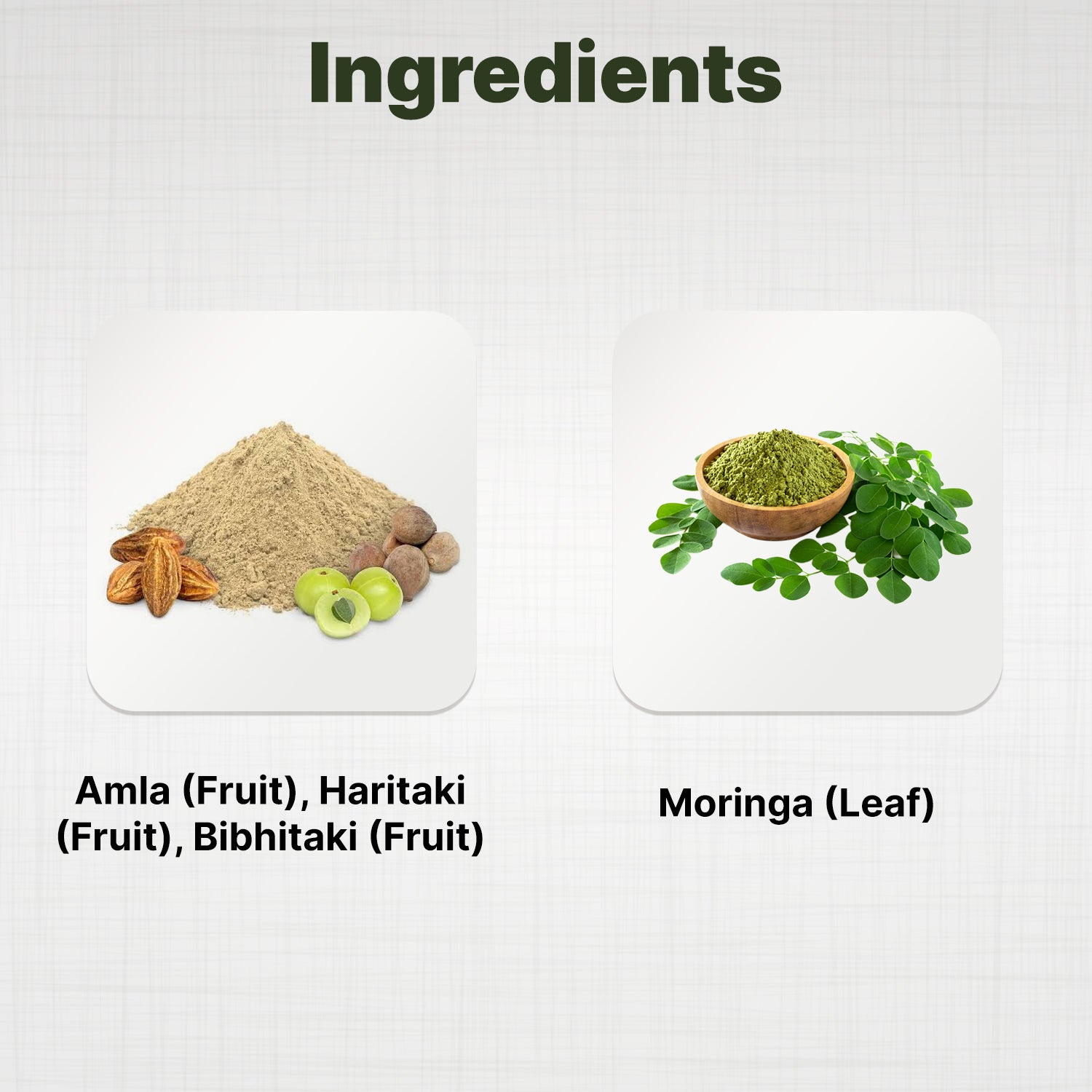 Triphala & Moringa Powder Combo