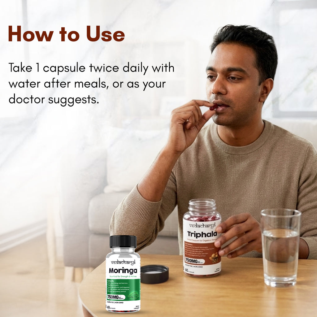 Triphala, Moringa Capsules Combo