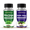 Vedacharya Karela Jamun & Moringa Tablets Combo