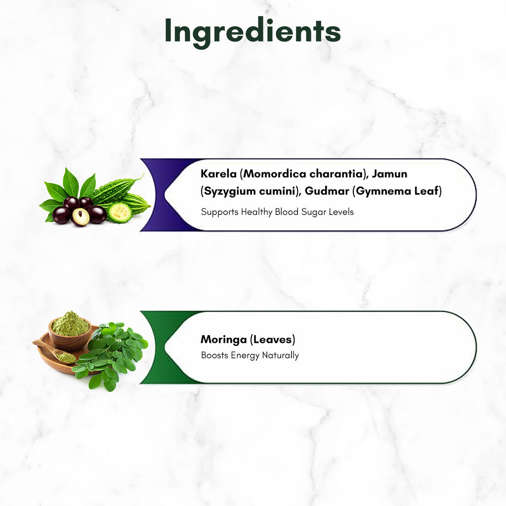 Moringa & Karela Jamun Tablets Combo