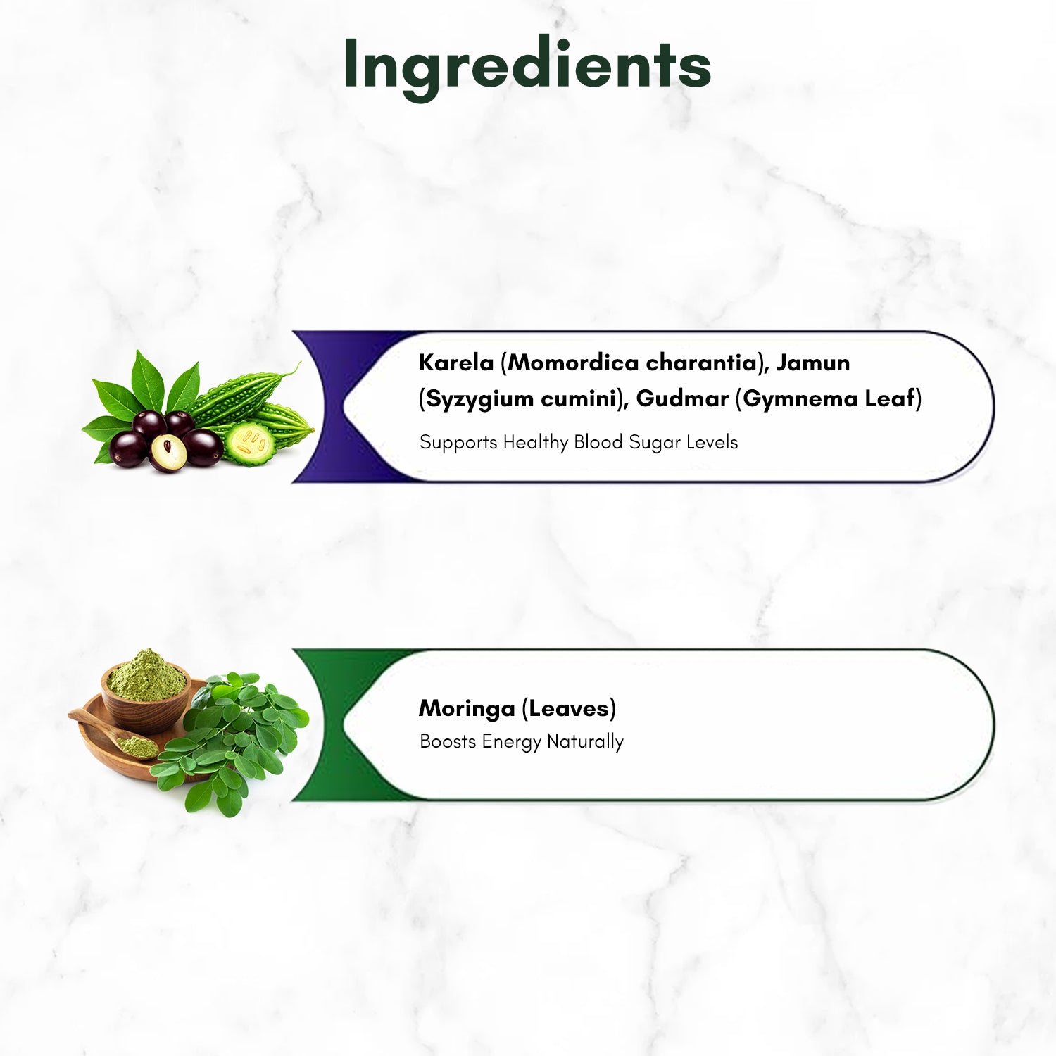 Moringa & Karela Jamun Tablets Combo