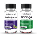 Vedachrya Karela Jamun, Moringa Capsules Combo