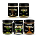 Ashwagandha, Brahmi, Moringa, Karela Jamun & Triphala Powder Combo