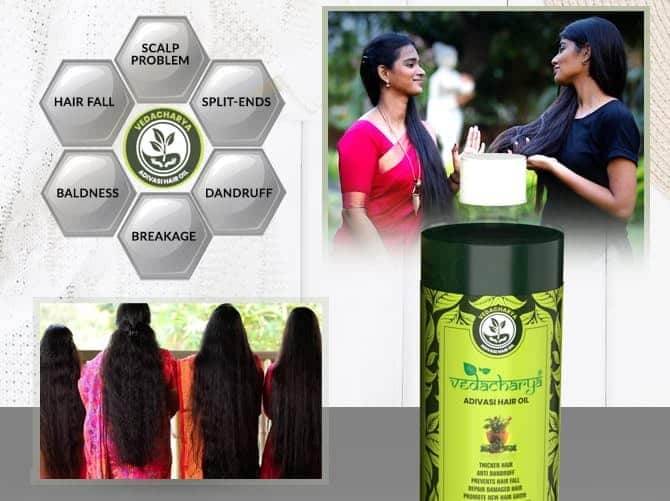 Vedacharya Adivasi hair oil - Pack of 2